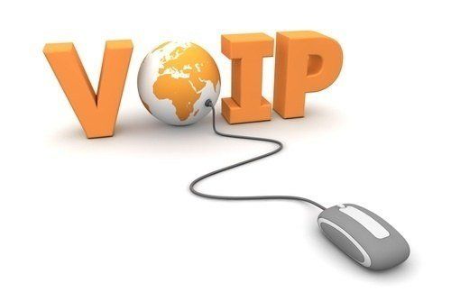 voip technology enabling global communication, featuring a globe and user-friendly interface illustration.